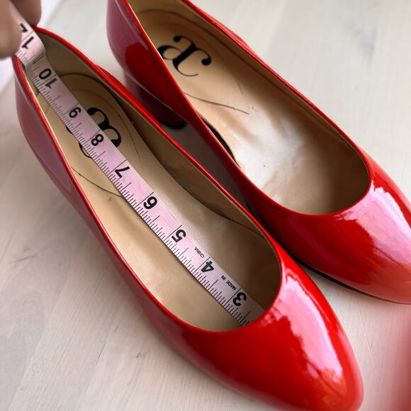 ANDREA CARRANO Fibbieta Pretty Pump in Red Patent Leather size 38 - Picture 10 of 15